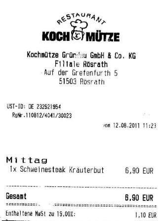 mvma Hffner Kochmtze Restaurant